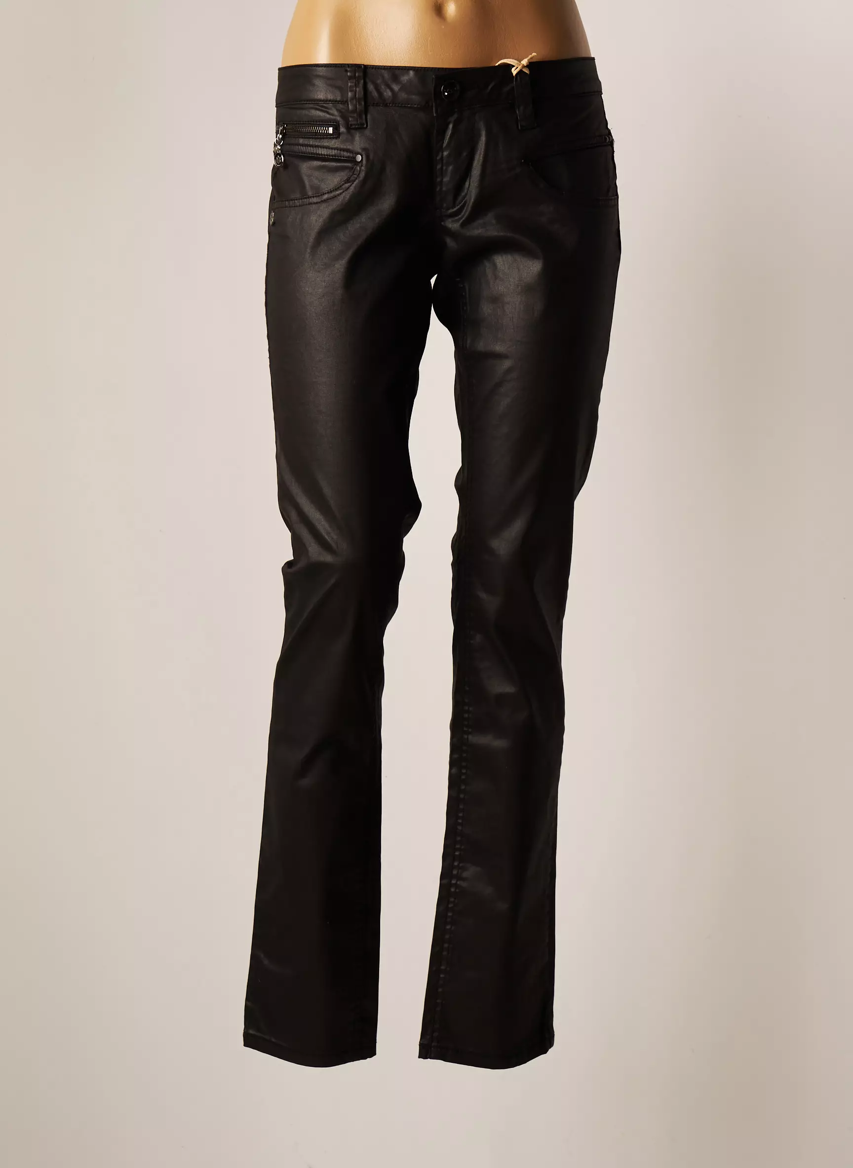 Freeman T Porter Pantalons Slim Femme couleur noir