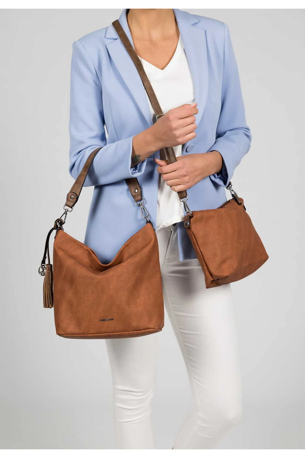 Emily & Noah  Handtasche - Braun - Unifarben