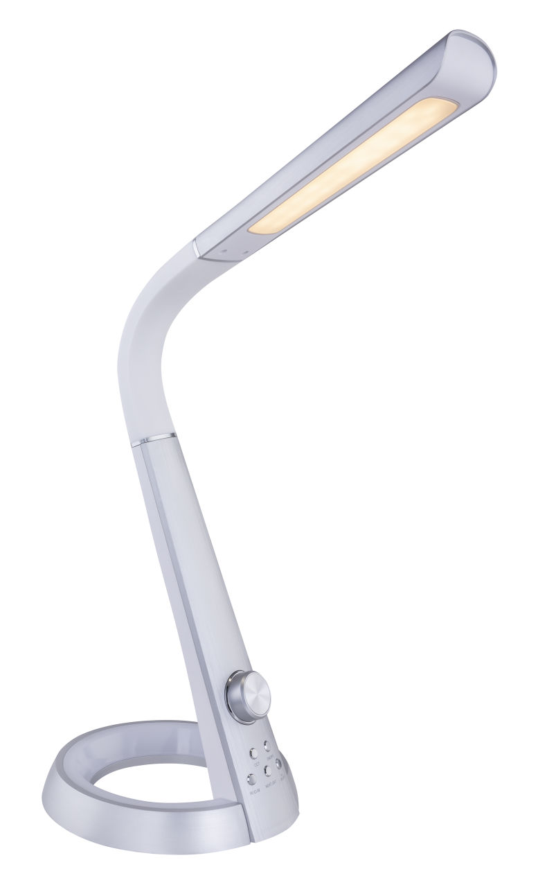 Globo Lighting - MITTI - Tischleuchte Kunststoff silber, LED
