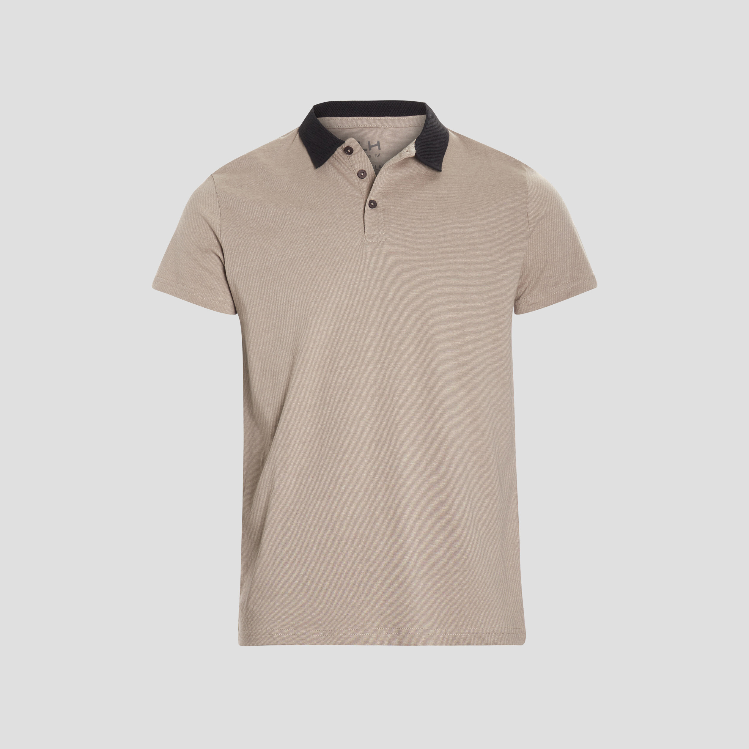 Polo manches courtes taupe homme | La Halle
