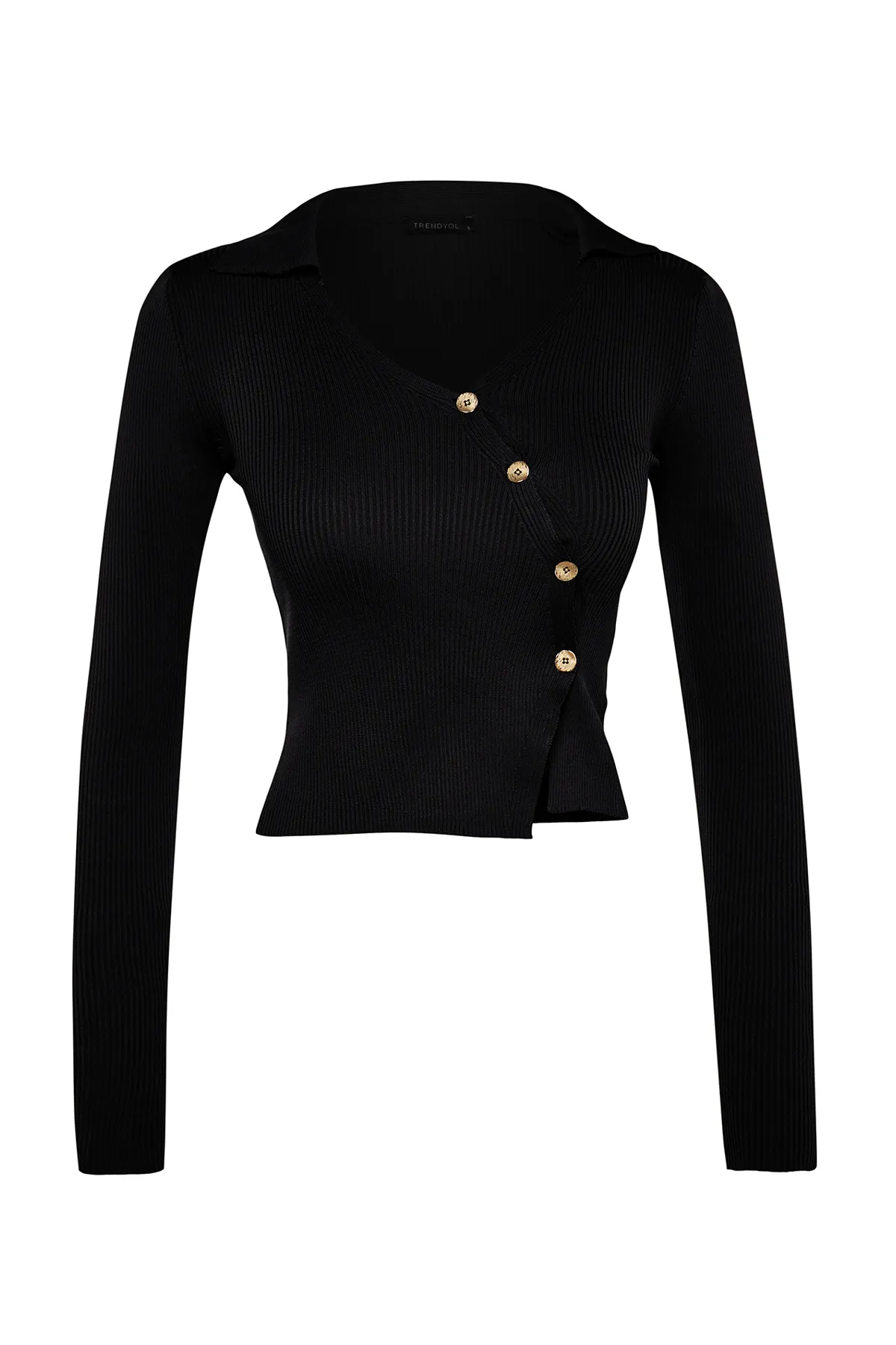 Trendyol Collection  Schwarzer Rollkragen-Strickpullover TWOAW24KZ01167