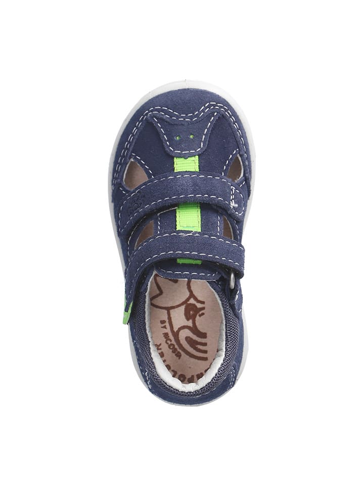 PEPINO Leder-Halbsandalen in Dunkelblau günstig kaufen