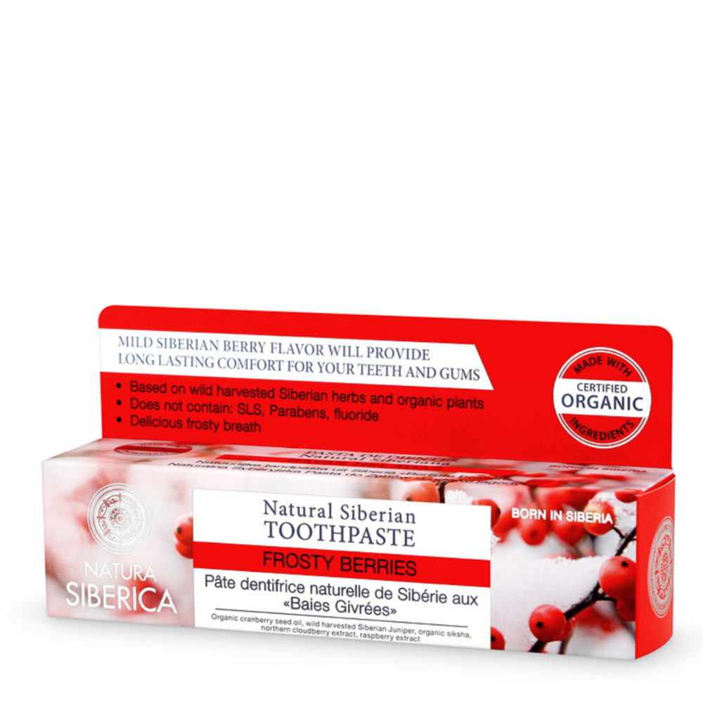 Natura Sibérica Dentifrice Naturel de Sibérie aux BaiesGivrées Dentifrice