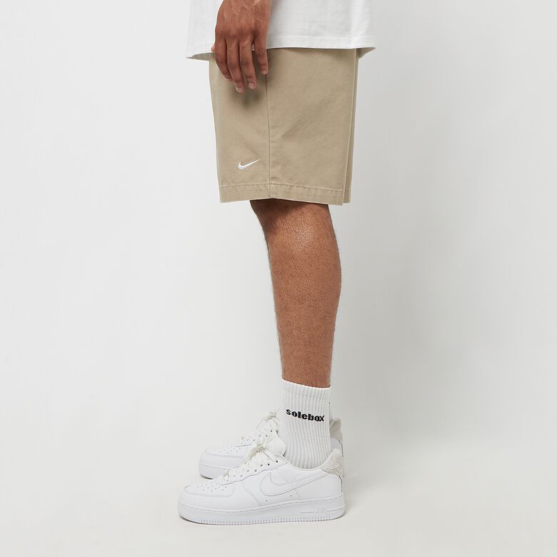 NIKE Pleated Chino Short khaki/white
