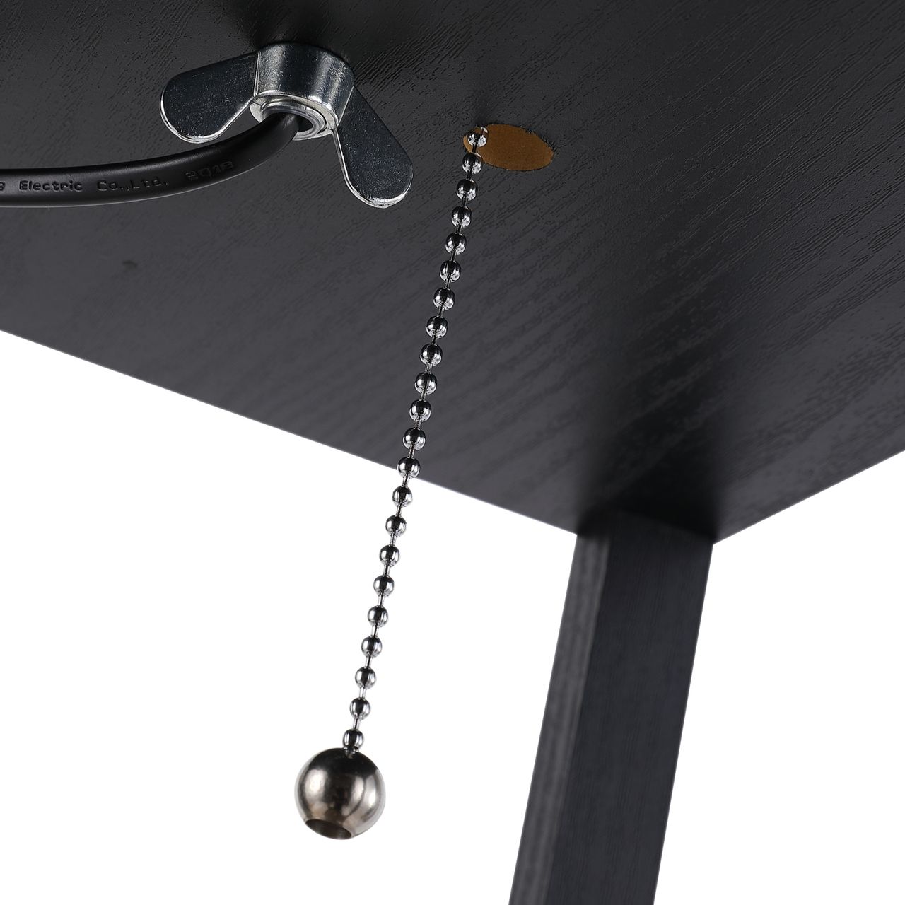 HOMCOM Stehleuchte mit Regalen Innenbeleuchtung Stehlampe E27 bis 40W Holzregal