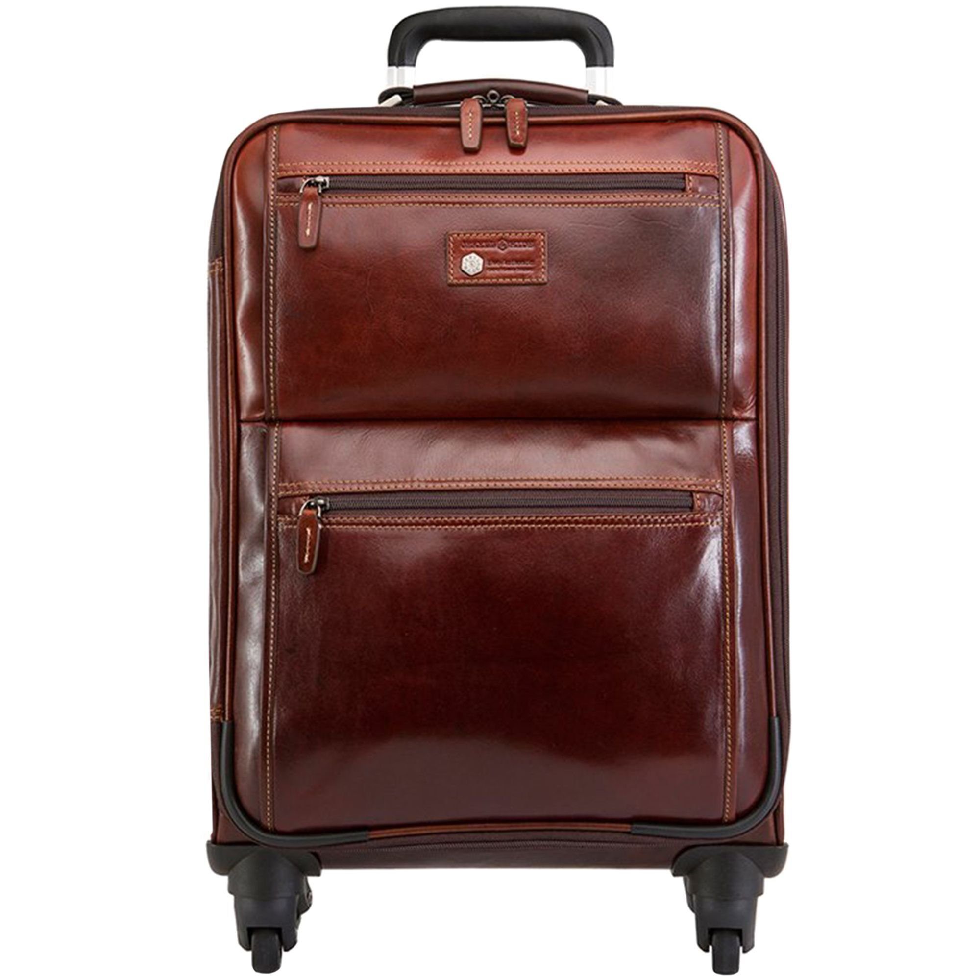 Jekyll & Hide Handgepäck-Trolley Oxford, 4 Rollen, Leder