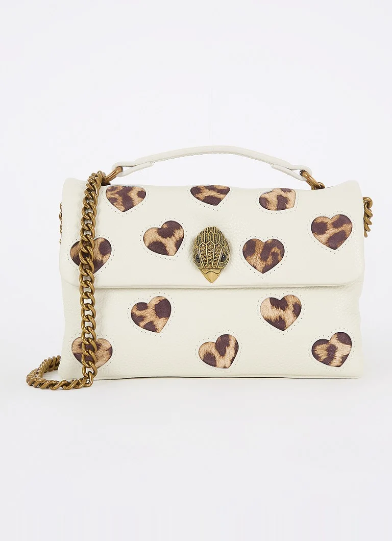 Kurt Geiger mīkstā Kensington Love ādas soma plecam