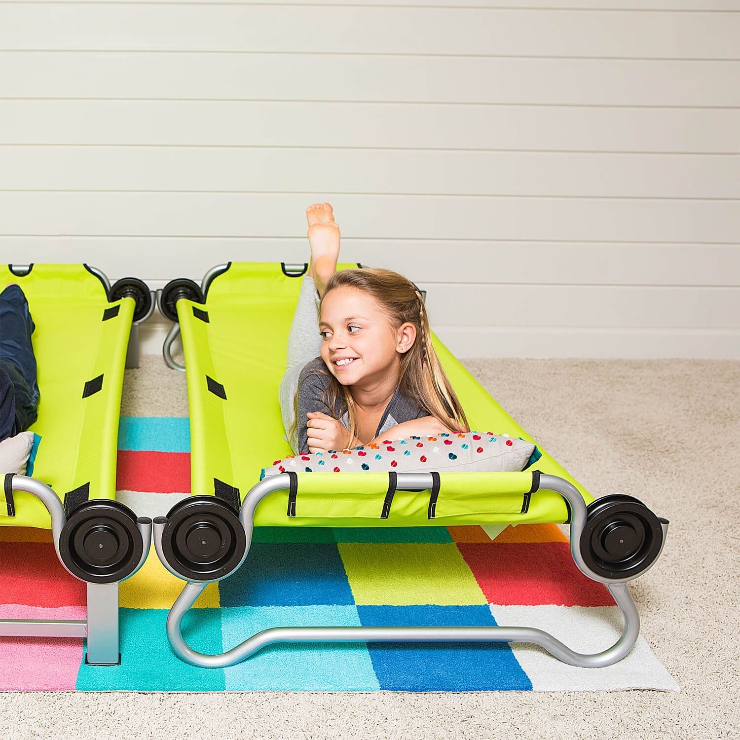 Campingbett Kid-O-Bed runder Rahmen