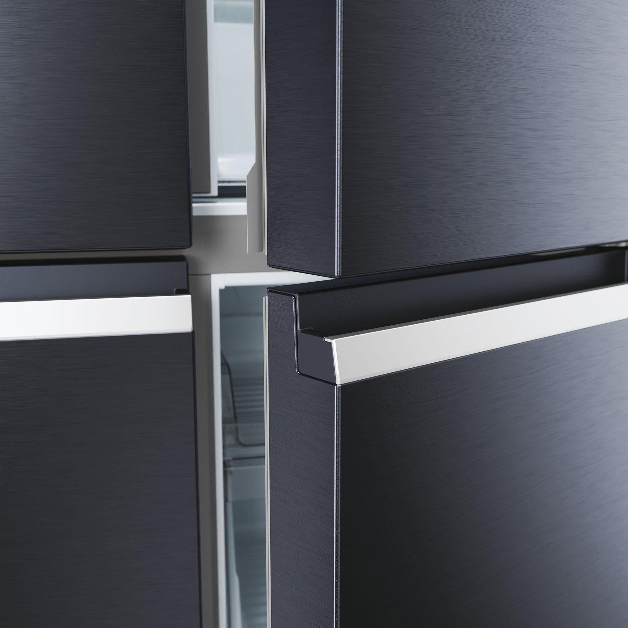 Haier French Door CUBE 90 SERIES 5 HCR5919ENMB, 190 cm hoch, 90.5 cm breit, Total No Frost, MyZone, Holiday Modus, Multi Air Flow