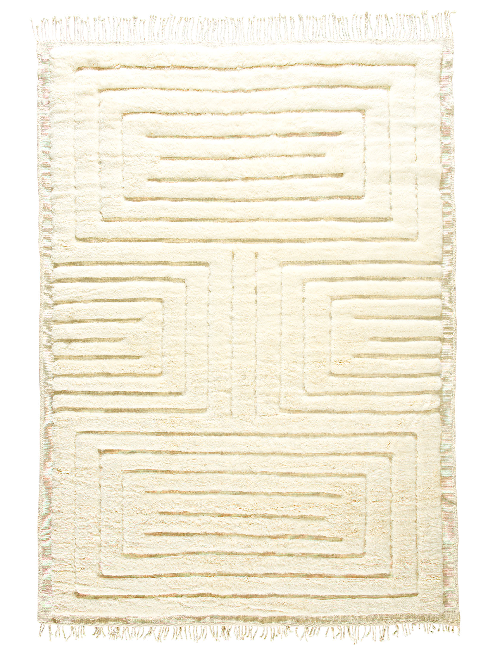 Beni Ourain ca. 256 x 355 cm, Unikat / Einzelstück