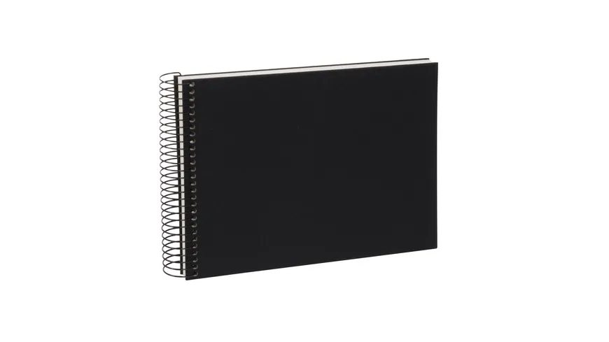 goldbuch Spiralalbum Bella Vista schwarz 24x17 cm mit 40 weiße Seiten