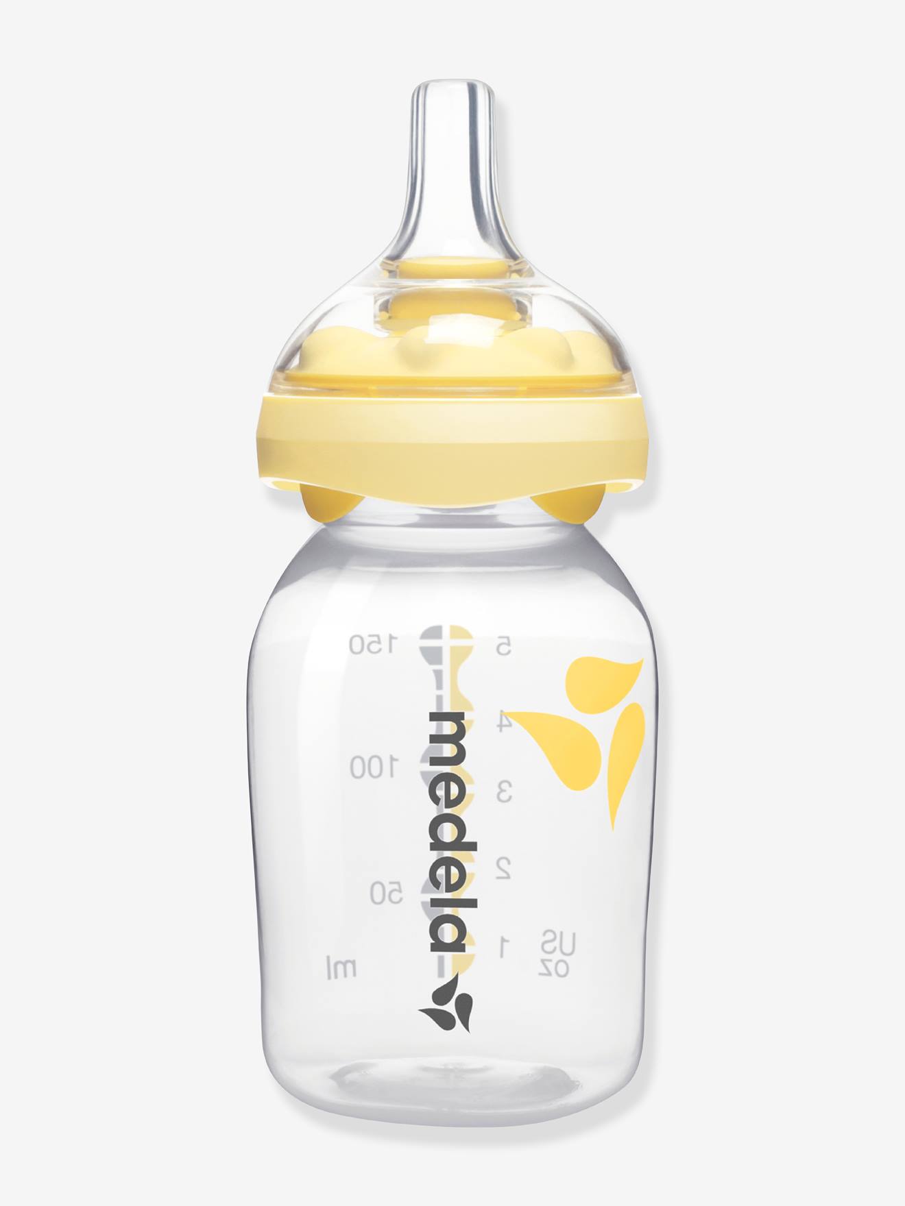 Biberon 150 ml avec embout d’alimentation Calma® MEDELA transparent