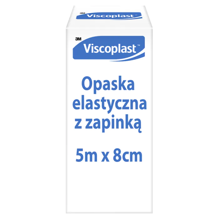 Viscoplast, bandagem elástica com fecho, 5x0,08m