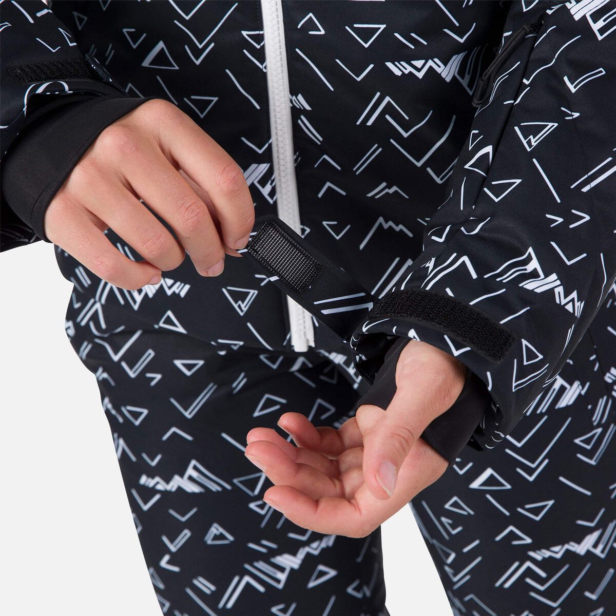 Damen-Steppskijacke mit Print Wispile