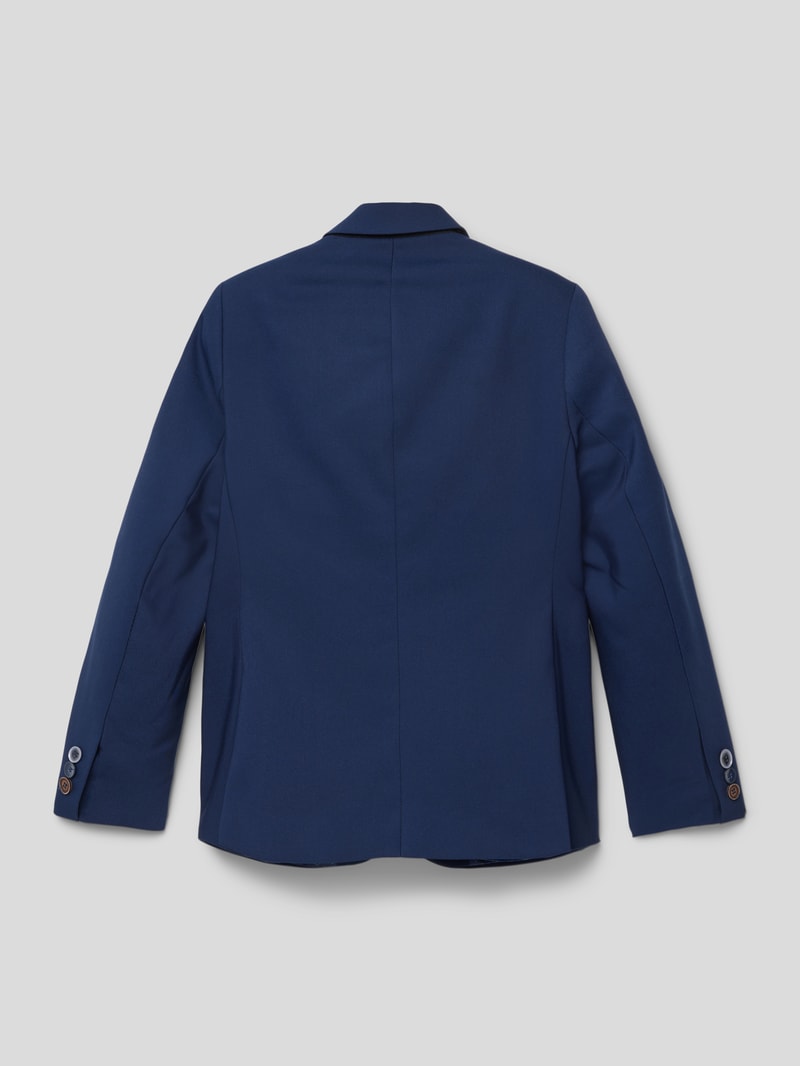 Slim Fit Sakko mit Pattentaschen in blau