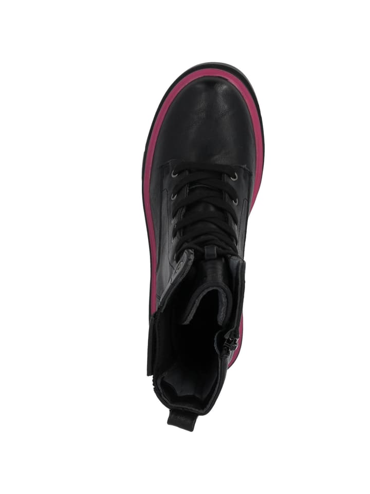 palado Schnürstiefel in black/pink günstig kaufen
