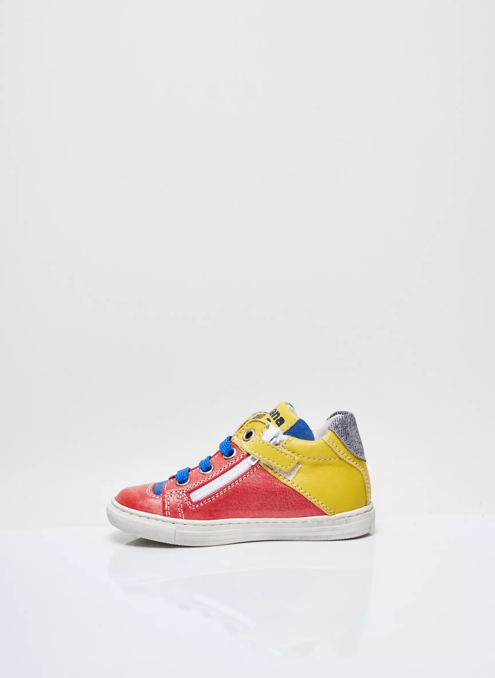 Bana Co Bottillons Garcon couleur rouge