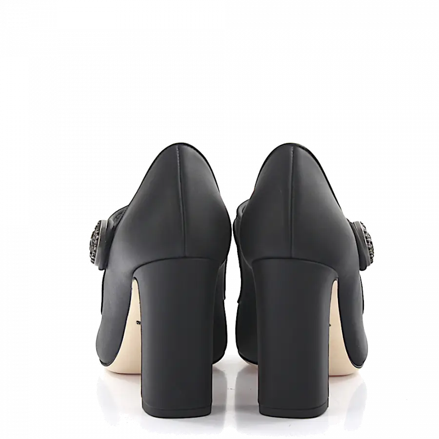 Dolce & Gabbana - High Heels Pumps Kalbsleder schwarz - schwarz