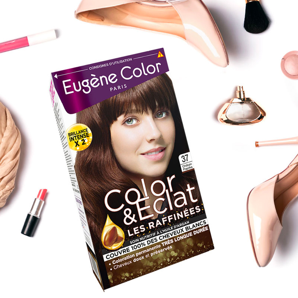 Eugène color Color & Eclat Les Raffinées - Coloration ultra couvrante Coloration capillaire permanente