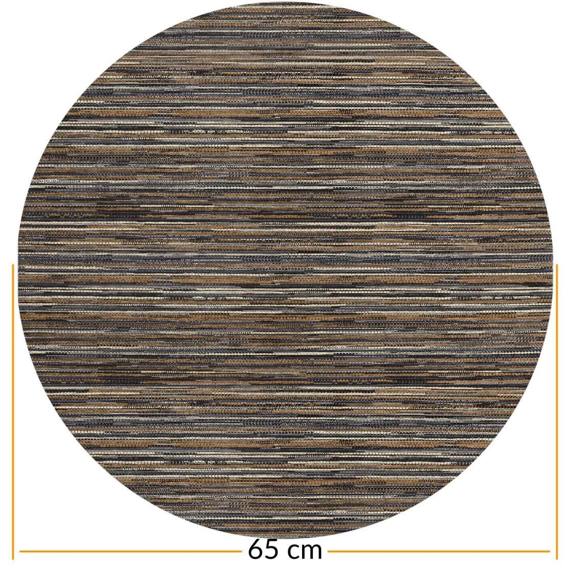 Küchenläufer Küchenläufer Läufer Küchenteppich Teppich Textil RANNA Premium Streife, ANRO, Rund, Höhe: 3 mm, Textil