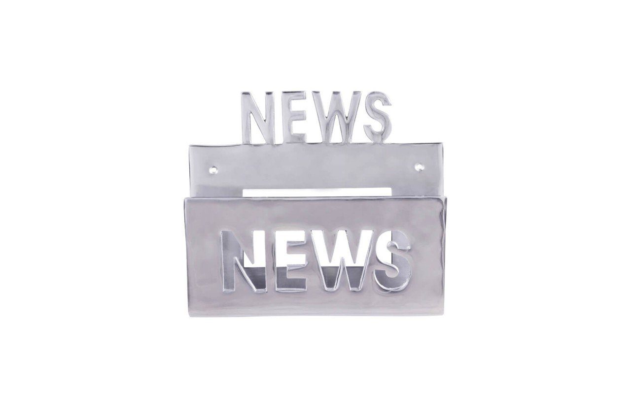 tinkaro Zeitungsständer Zeitungshalter, Dekoration Aluminium Zeitschriftenhalter Wand Metall