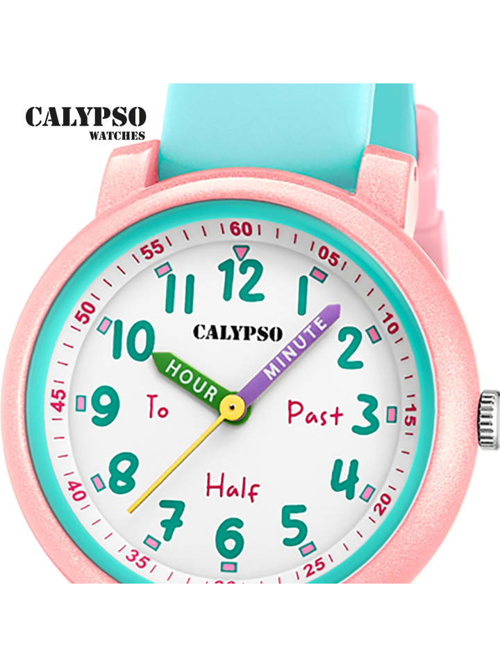 Calypso Analog-Armbanduhr Calypso Junior hellblau mittel (ca. 32mm) günstig kaufen onesize