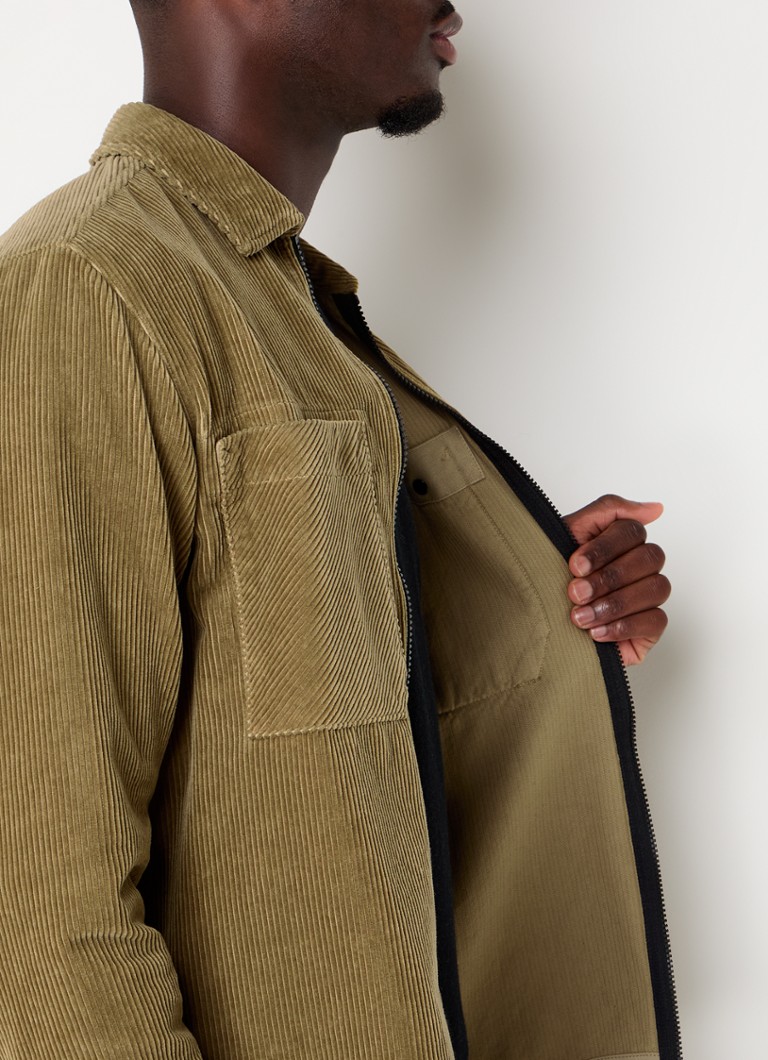 Jachetă Stone Island 81151 din bumbac organic cu buzunare la piept