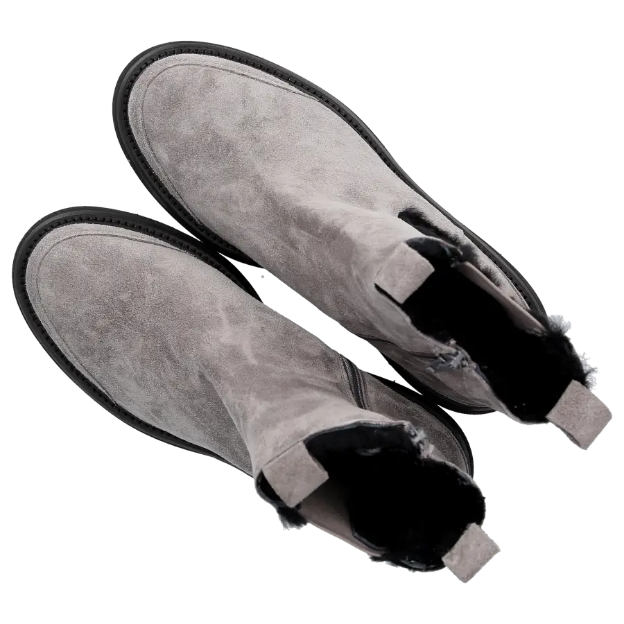 305 SOBE - Chelsea Boots VISONE Veloursleder - grau