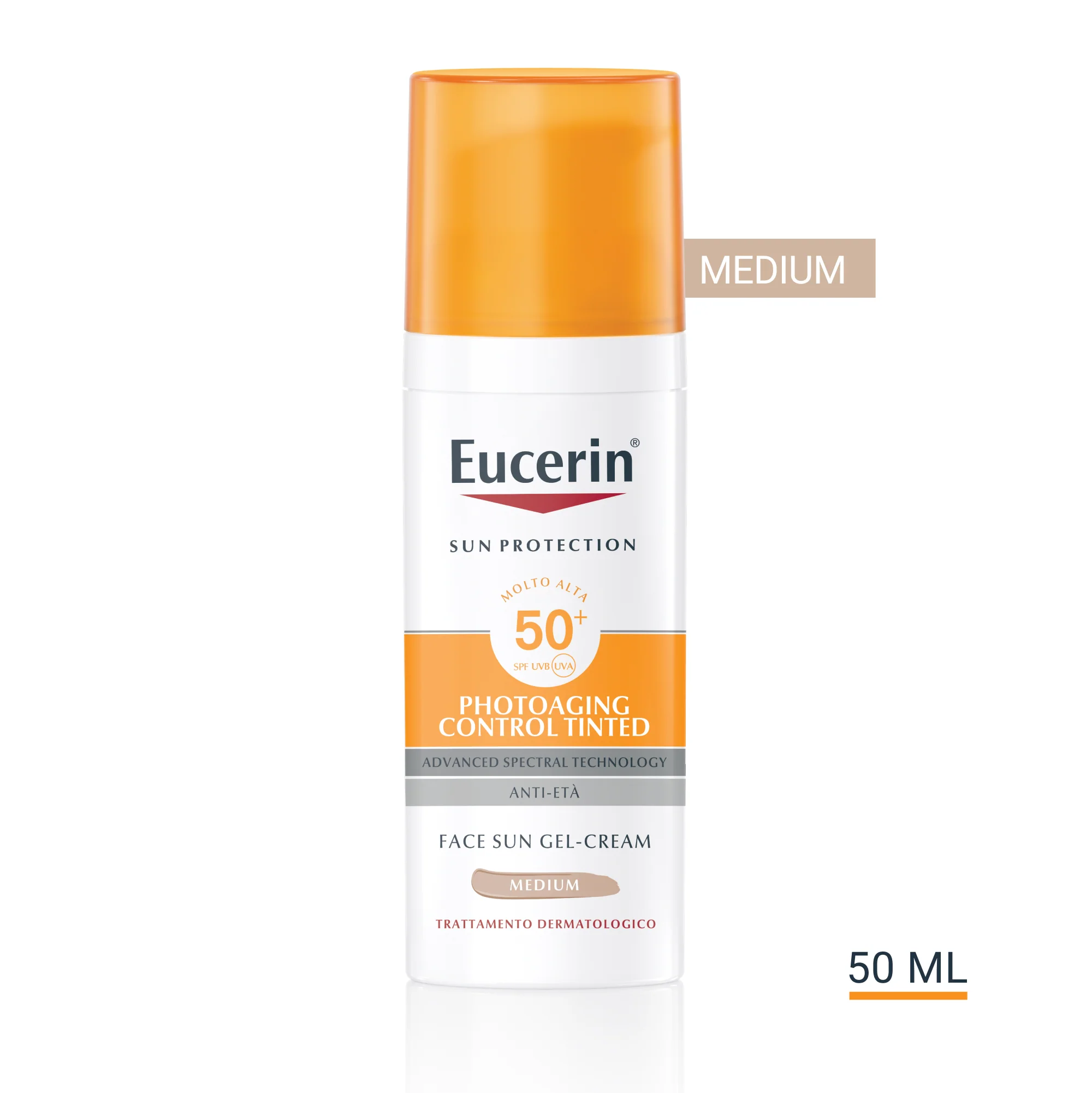 Sun Protection Photoaging Control Tinted Face Sun Gel-Creme SPF50+ - Krema za sunčanje za lice s visokom zaštitom, Tonirana krema za lice protiv bora