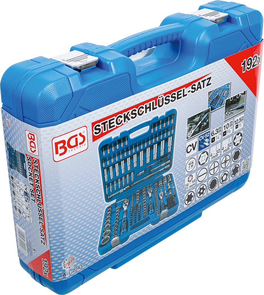 BGS technic Steckschlüssel-Satz Sechskant 192-teilig kaufen | Bike-Discount