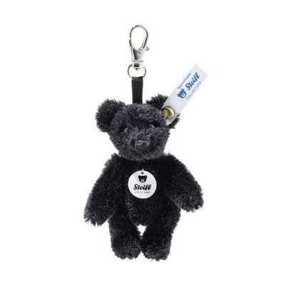 Anhänger Mini Teddybär, 8 cm, schwarz