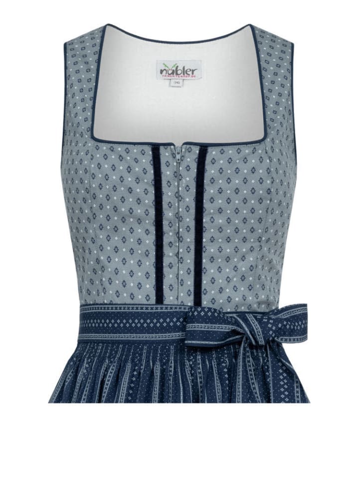 Nübler Midi Dirndl Franzi in Grafit günstig kaufen