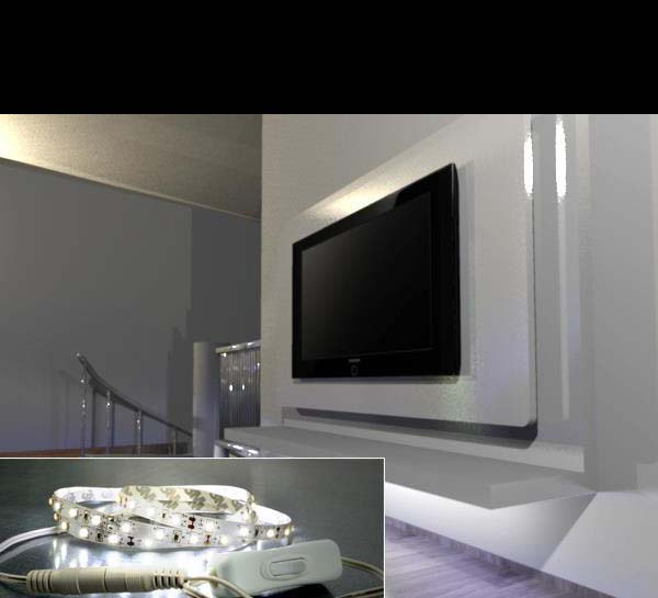 X4-Life LED Strip 1m warm-weiß Netzteil