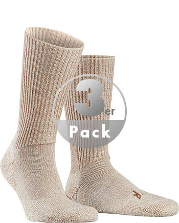 Falke, Serie Walkie, Socken, Merinowolle, natur