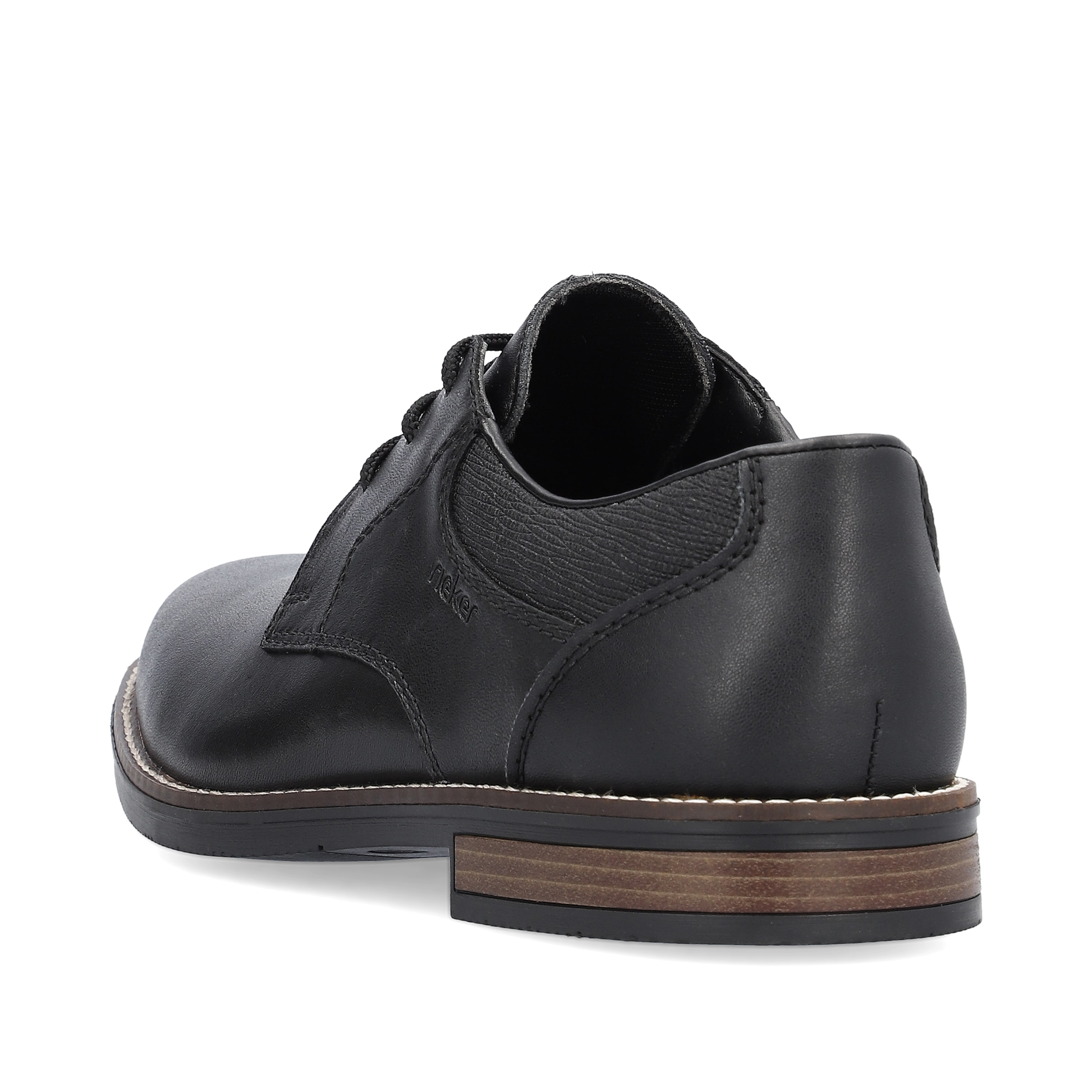 Rieker Herren Schnürschuhe nachtschwarz