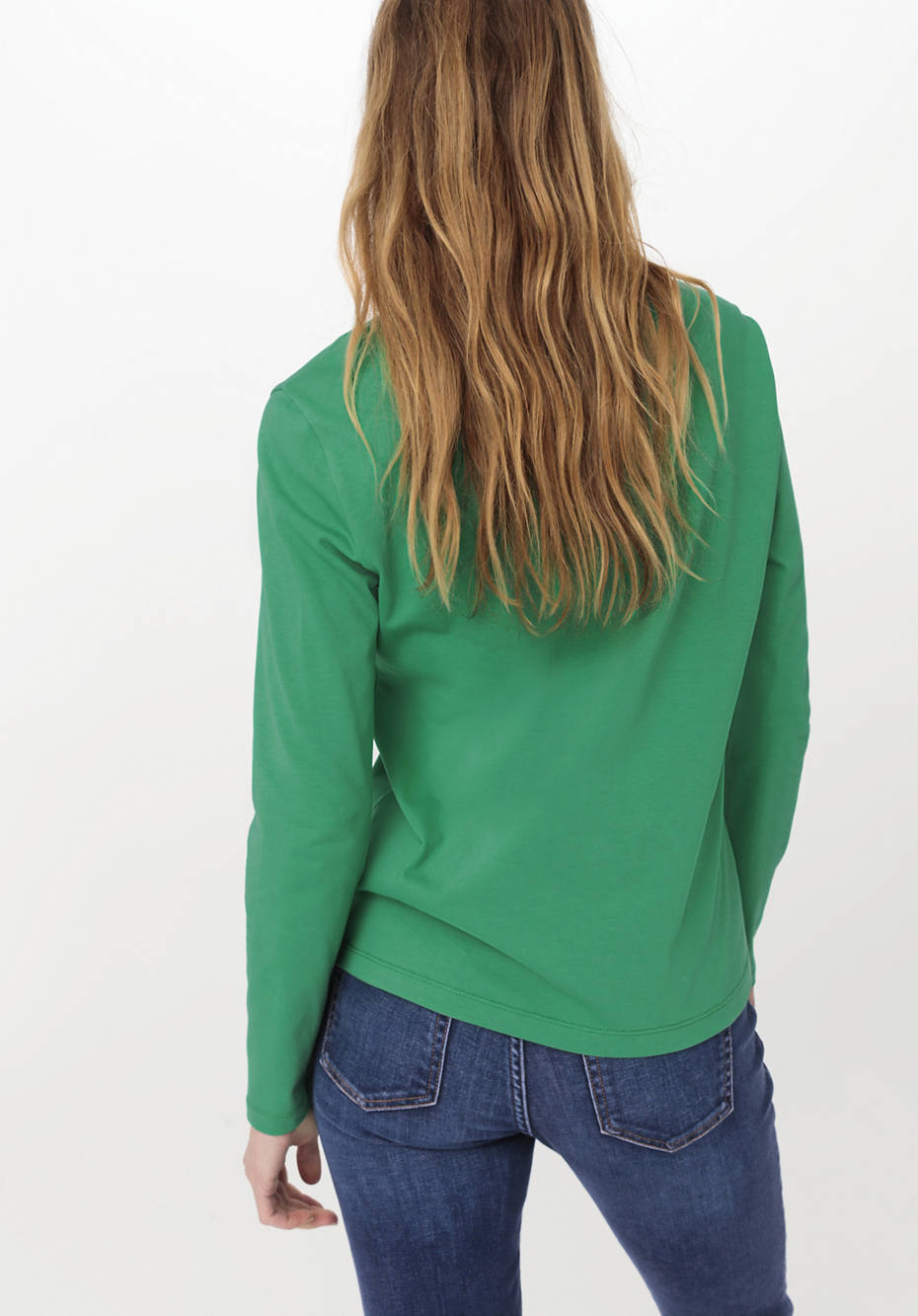Langarmshirt aus reiner Bio-Baumwolle