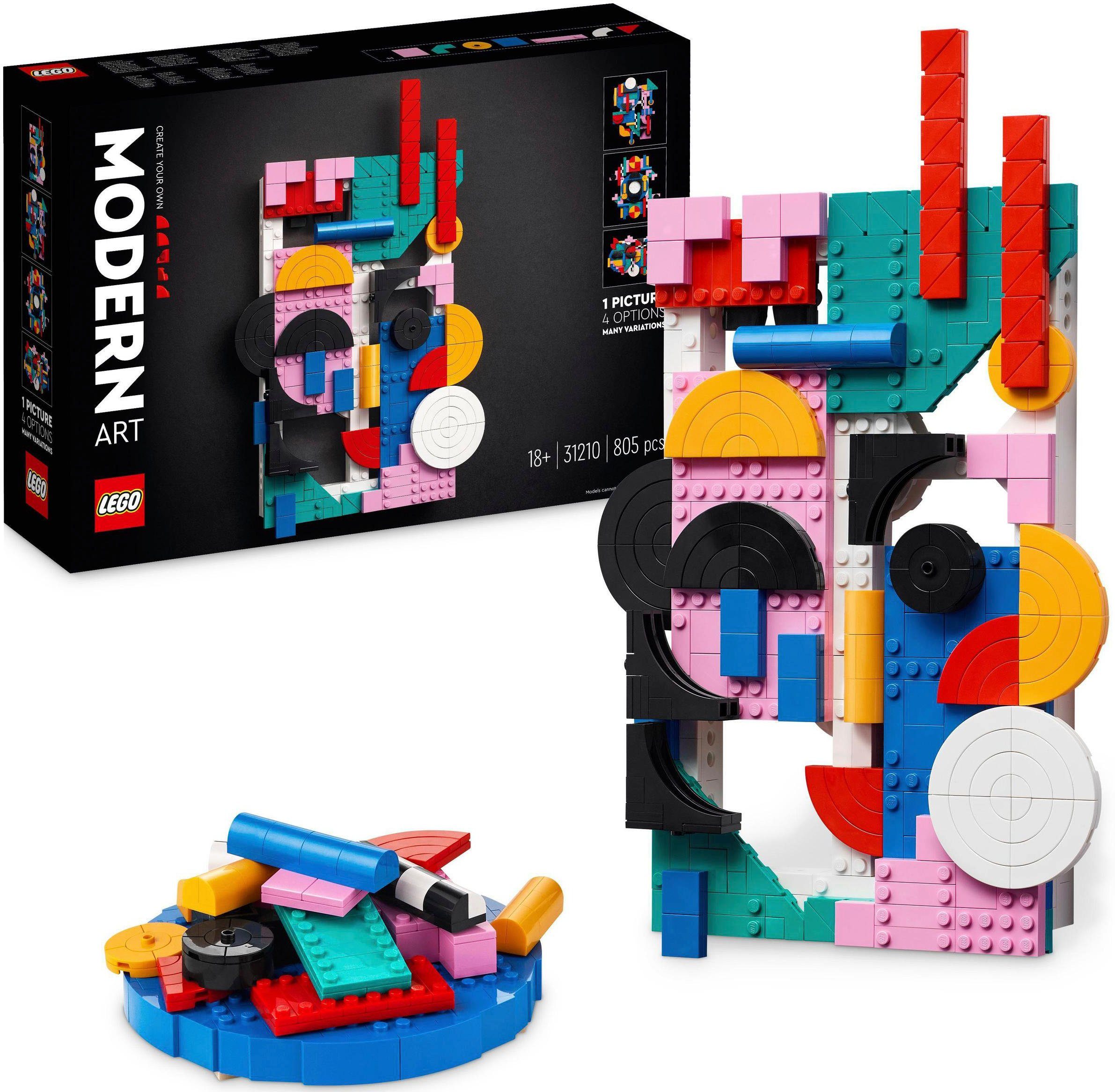 LEGO® Konstruktionsspielsteine Moderne Kunst (31210), LEGO® ART, (805 St), Made in Europe