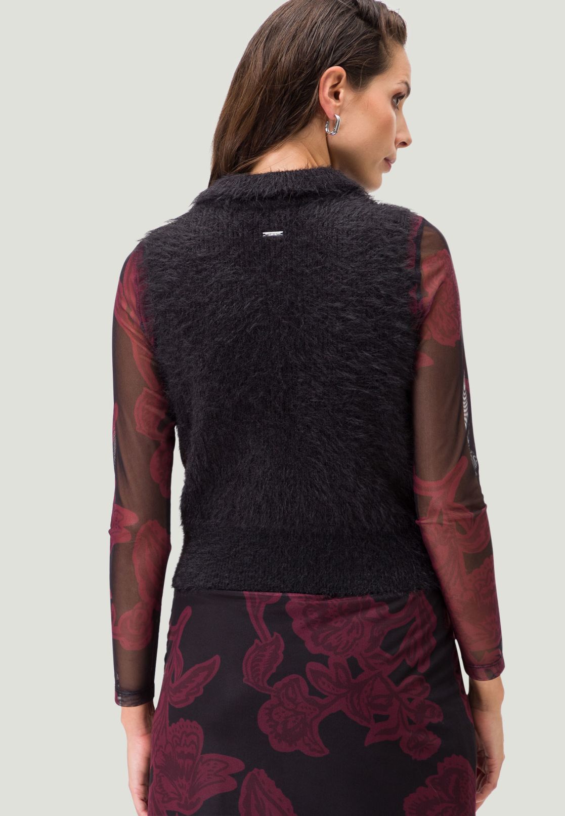 Strickweste flauschige Optik