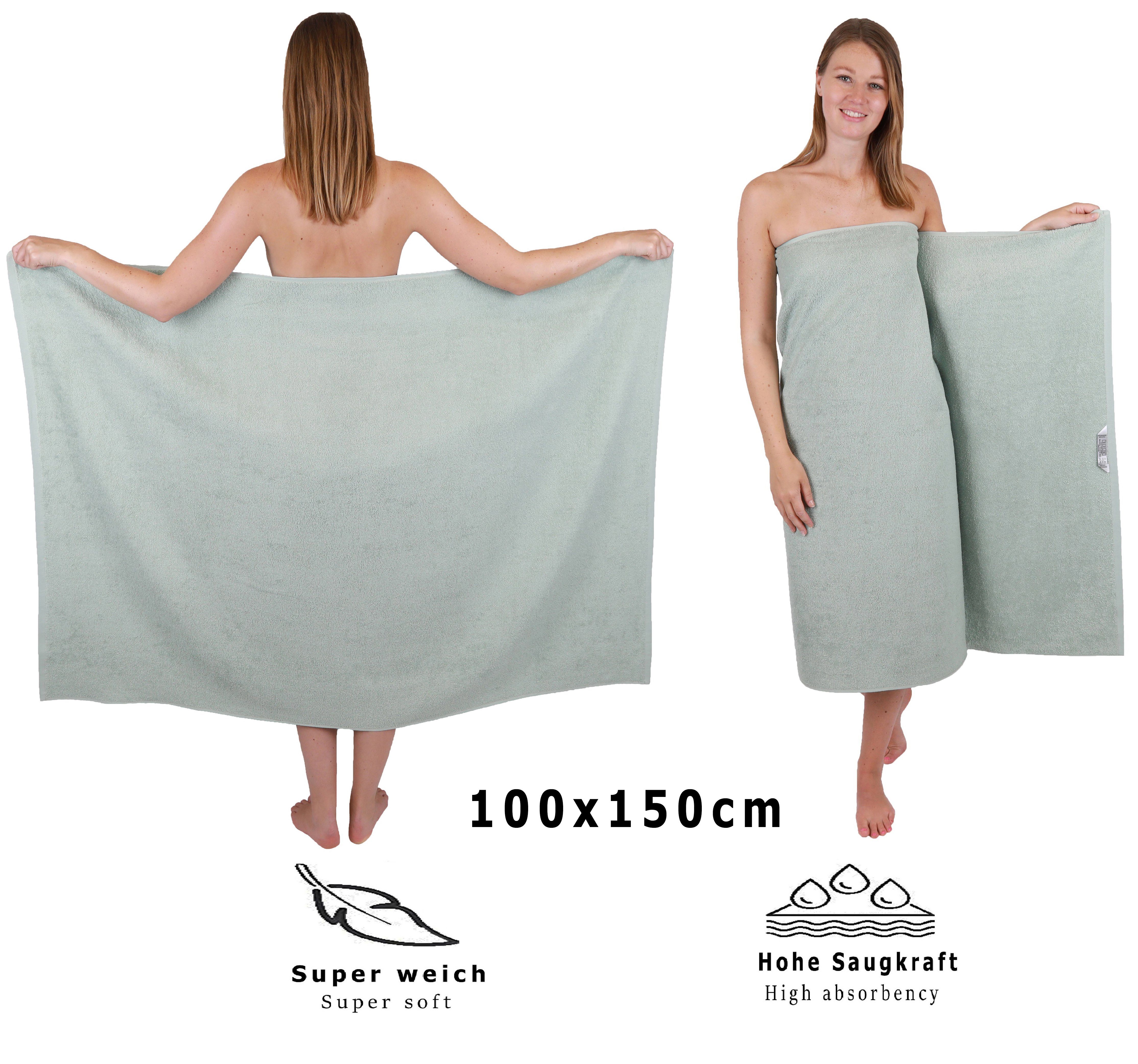 Betz Handtuch Set 6 tlg. BERLIN 2 Duschtücher 4 Handtücher, 100% Baumwolle