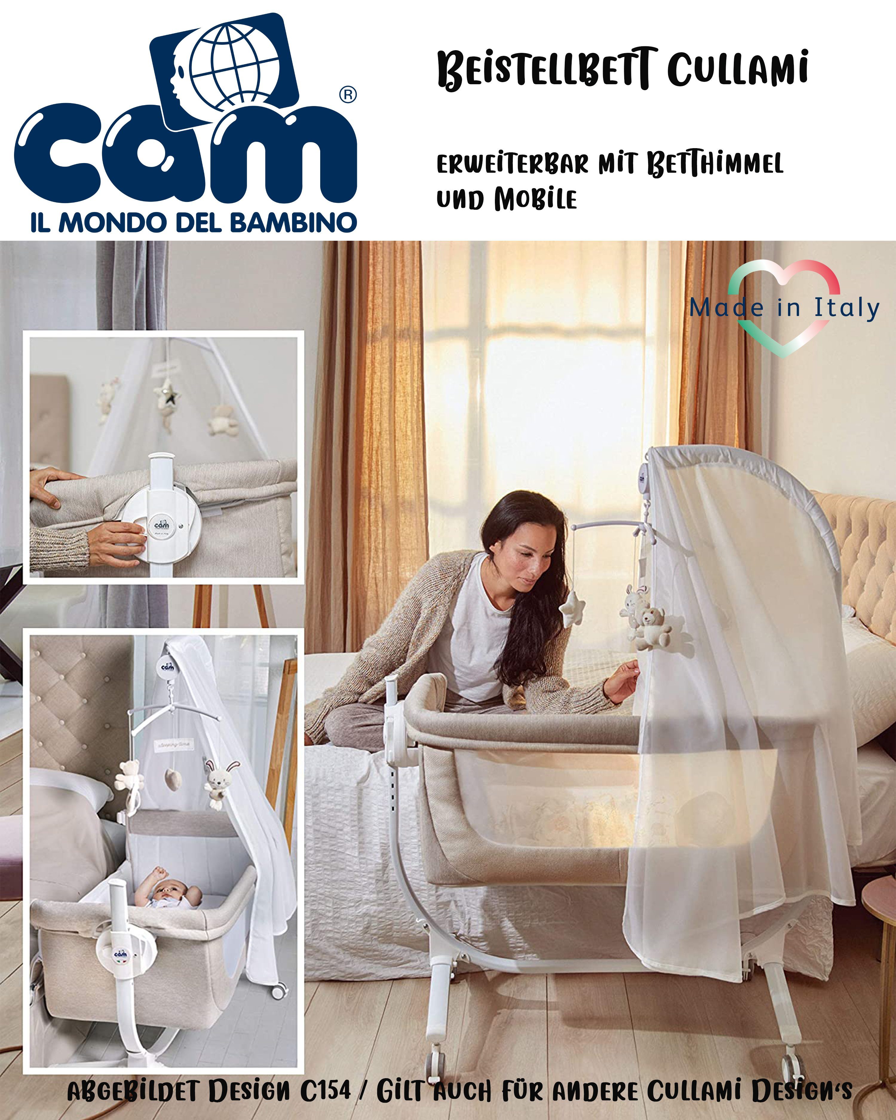CAM Beistellbett CAM 2 in 1 Beistellbett & Babywiege CULLAMI