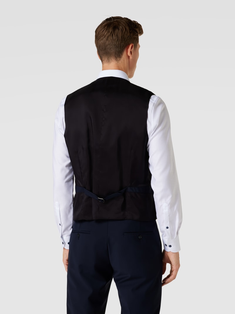 Weste mit Leistentaschen Modell 'Carlto' in royalblau