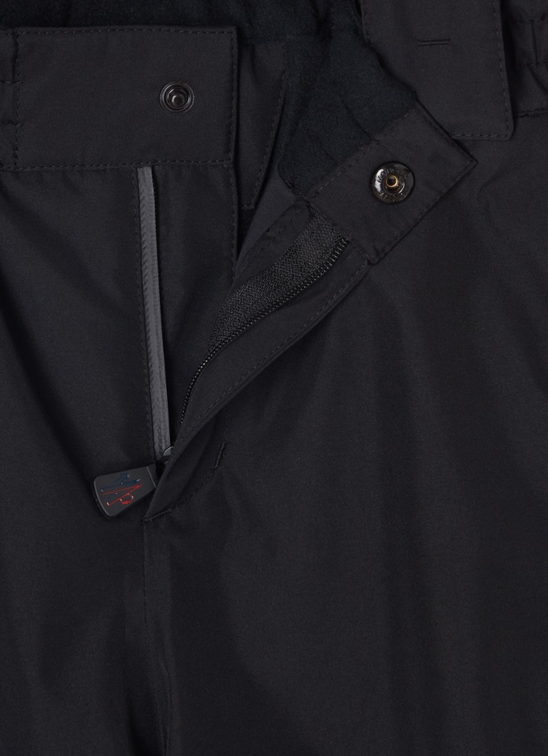 Calças de esqui acolchoadas Moncler Gore-Tex com suspensórios.