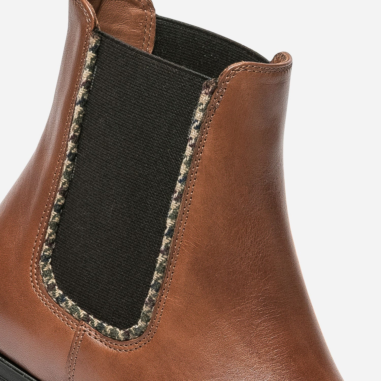 Chelsea boots cognac en cuir éco-conçu