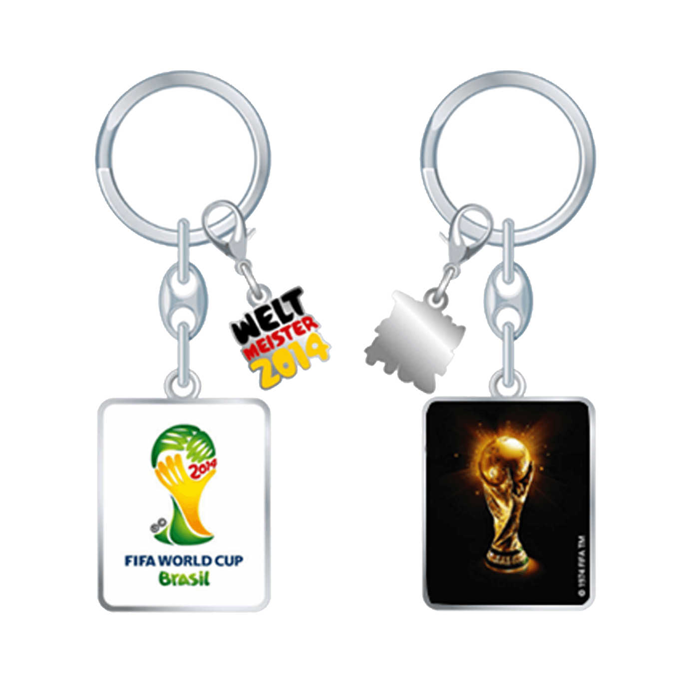 FIFA Schlüsselanhänger WM 2014 Silber