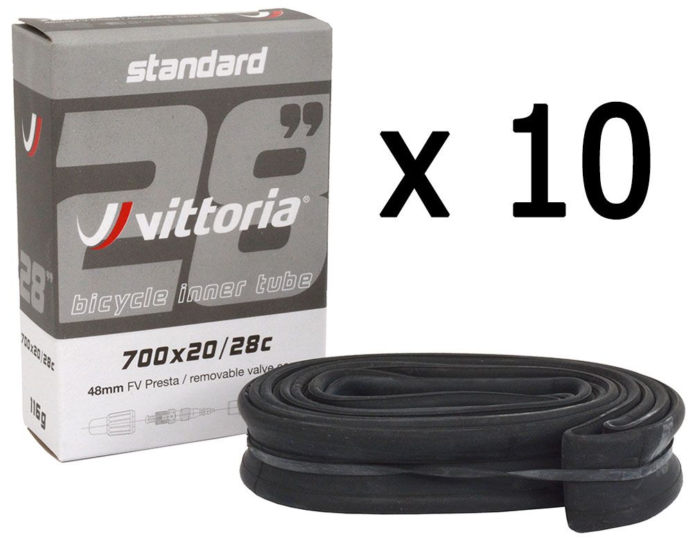 Vittoria Standard 700x20/28C SV 48mm Schlauch (10 Stück) kaufen | Bike-Discount