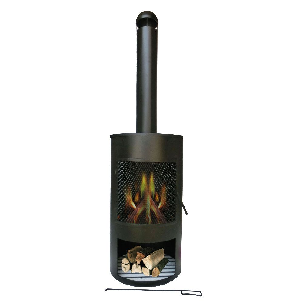 SenS-Line - SenS-Line Drumpot Gartenfeuer - Schwarz
