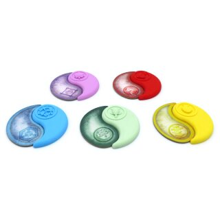 5 Player Stronghold & Alliance Tokens for Rising Sun – 25 Pieces