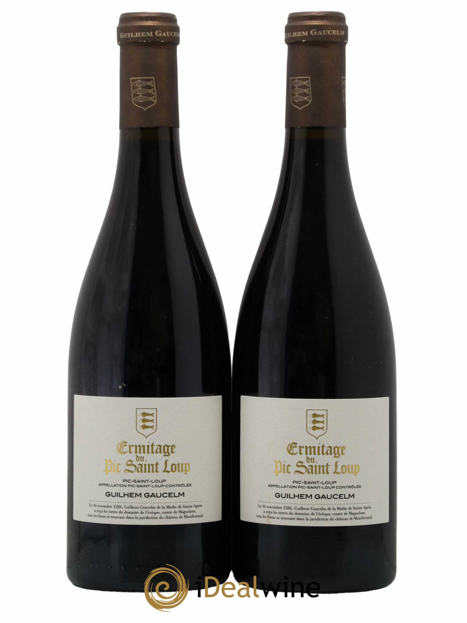 Pic Saint-Loup Héritage du Pic Saint-Loup (anciennement Ermitage) Guilhem Gaucelm Ermitage du Pic Saint-Loup 2018 - Lot de 2 Bouteilles