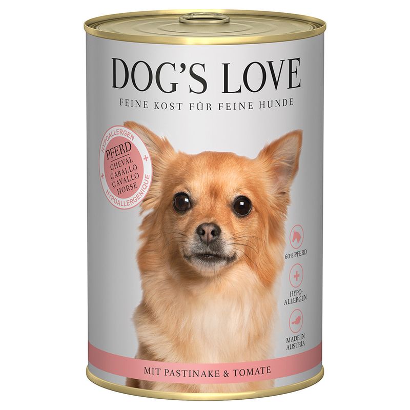Sparpaket Dog´s Love Hypoallergen 24 x 400 g