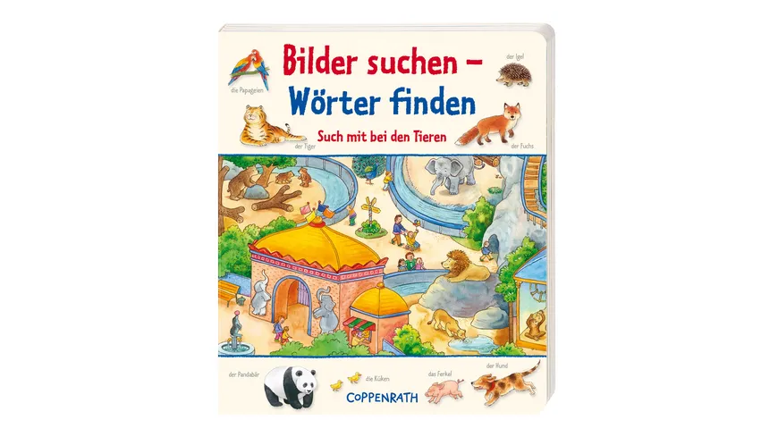 Coppenrath Verlag - Bilder suchen - Wörter finden - Such mit bei den Tieren